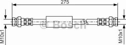 BOSCH 1 987 476 684 - Flexible de frein cwaw.fr