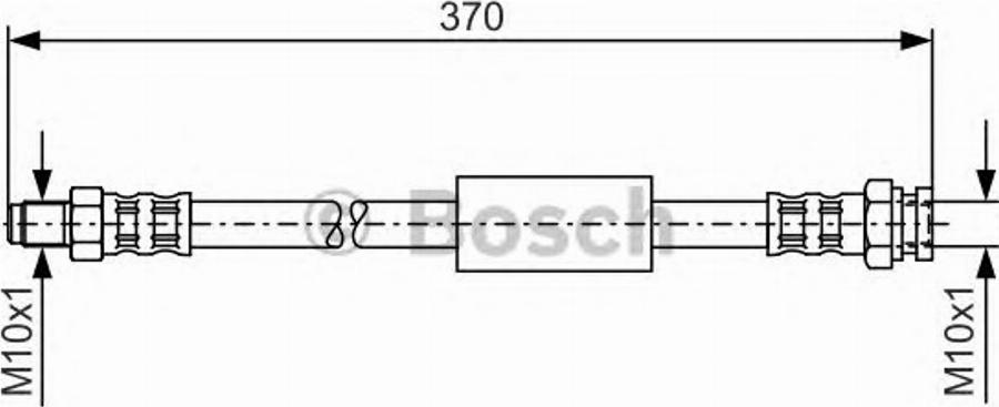 BOSCH 1987476683 - Flexible de frein cwaw.fr