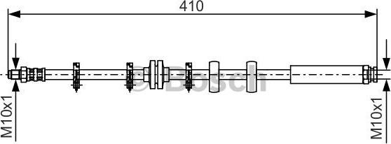 BOSCH 1 987 476 639 - Flexible de frein cwaw.fr