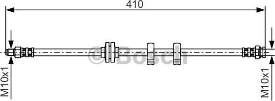 BOSCH 1 987 476 638 - Flexible de frein cwaw.fr