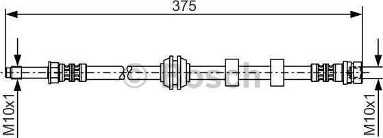 BOSCH 1 987 476 626 - Flexible de frein cwaw.fr