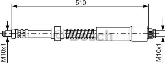 BOSCH 1 987 476 675 - Flexible de frein cwaw.fr