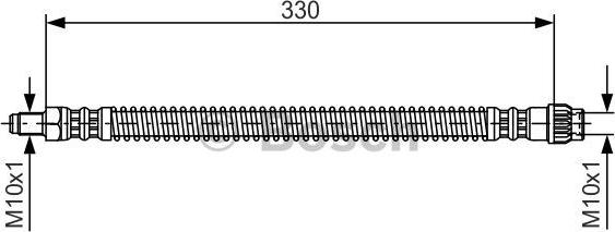 BOSCH 1 987 476 672 - Flexible de frein cwaw.fr