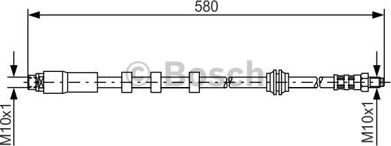 BOSCH 1 987 476 093 - Flexible de frein cwaw.fr