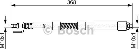 BOSCH 1 987 476 059 - Flexible de frein cwaw.fr