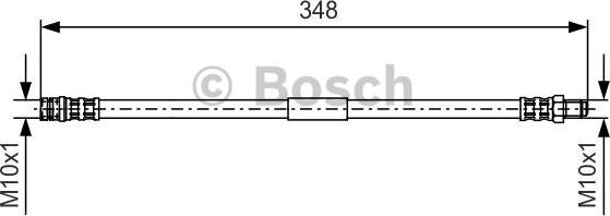 BOSCH 1 987 476 080 - Flexible de frein cwaw.fr