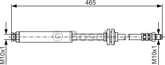 BOSCH 1 987 476 079 - Flexible de frein cwaw.fr