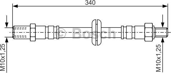 BOSCH 1 987 476 191 - Flexible de frein cwaw.fr