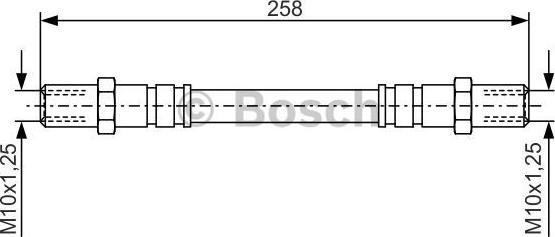 BOSCH 1 987 476 192 - Flexible de frein cwaw.fr