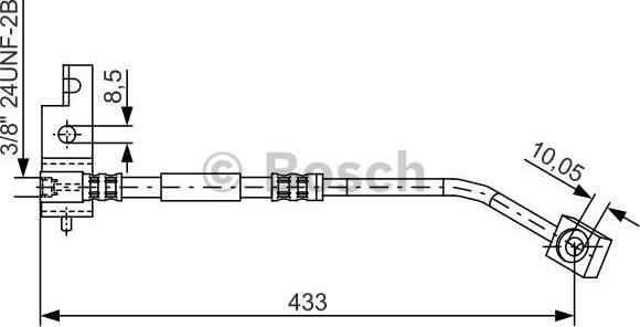 BOSCH 1 987 476 149 - Flexible de frein cwaw.fr