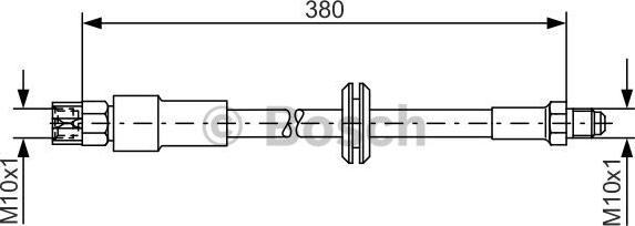 BOSCH 1 987 476 140 - Flexible de frein cwaw.fr