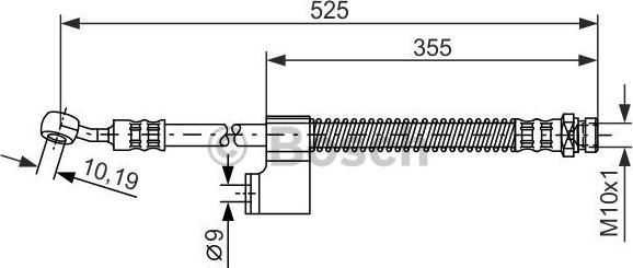 BOSCH 1 987 476 189 - Flexible de frein cwaw.fr