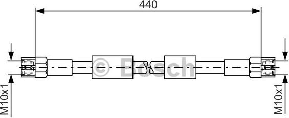 BOSCH 1 987 476 139 - Flexible de frein cwaw.fr