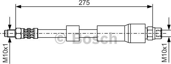 BOSCH 1 987 476 174 - Flexible de frein cwaw.fr