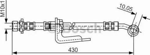 BOSCH 1 987 476 848 - Flexible de frein cwaw.fr