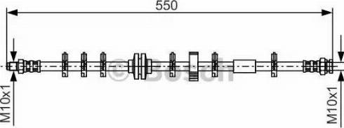 BOSCH 1 987 476 861 - Flexible de frein cwaw.fr