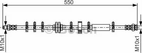 BOSCH 1 987 476 862 - Flexible de frein cwaw.fr