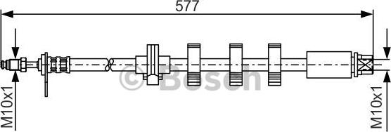 BOSCH 1 987 476 809 - Flexible de frein cwaw.fr