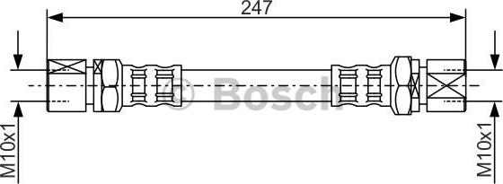 BOSCH 1 987 476 874 - Flexible de frein cwaw.fr