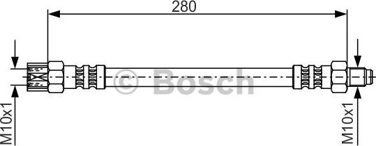 BOSCH 1 987 476 396 - Flexible de frein cwaw.fr