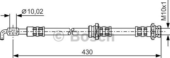 BOSCH 1 987 476 342 - Flexible de frein cwaw.fr