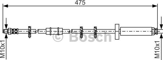 BOSCH 1 987 476 329 - Flexible de frein cwaw.fr