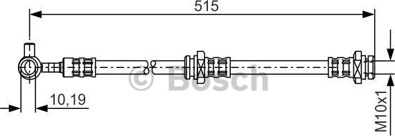 BOSCH 1 987 476 376 - Flexible de frein cwaw.fr