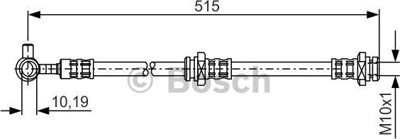 BOSCH 1 987 476 378 - Flexible de frein cwaw.fr