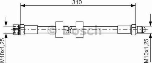 BOSCH 1 987 476 240 - Flexible de frein cwaw.fr