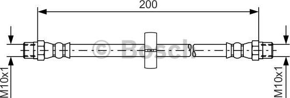 BOSCH 1 987 476 219 - Flexible de frein cwaw.fr