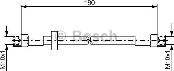 BOSCH 1 987 476 216 - Flexible de frein cwaw.fr