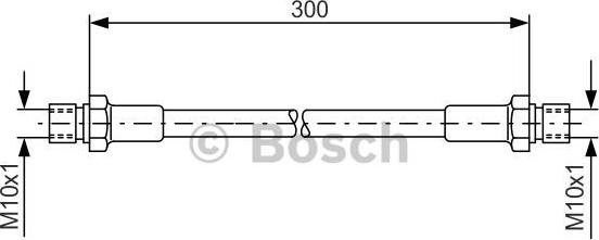 BOSCH 1 987 476 286 - Flexible de frein cwaw.fr