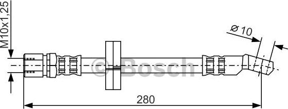 BOSCH 1 987 476 239 - Flexible de frein cwaw.fr