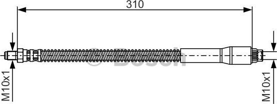 BOSCH 1 987 476 746 - Flexible de frein cwaw.fr