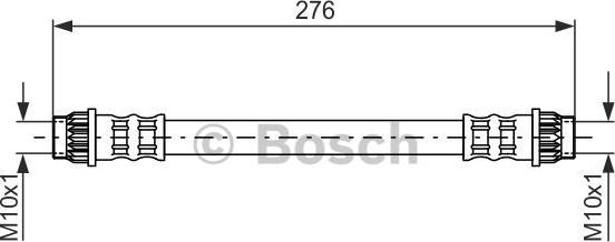 BOSCH 1 987 476 712 - Flexible de frein cwaw.fr