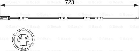 BOSCH 1 987 473 514 - Contact d'avertissement, usure des plaquettes de frein cwaw.fr