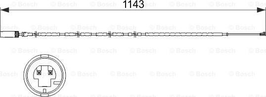 BOSCH 1 987 473 517 - Contact d'avertissement, usure des plaquettes de frein cwaw.fr