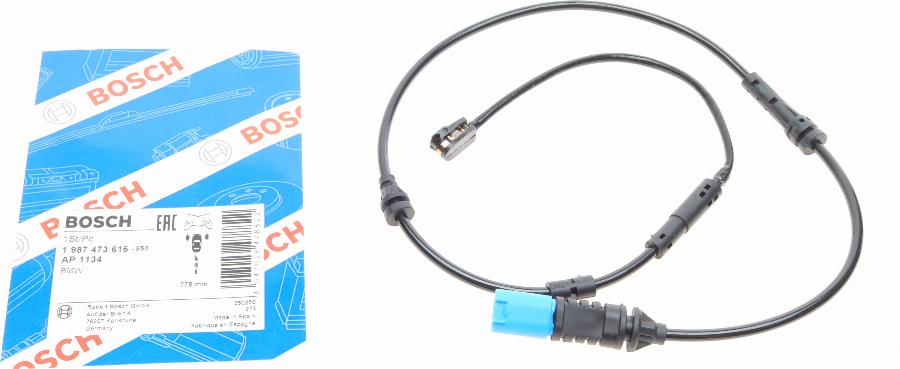 BOSCH 1 987 473 616 - Contact d'avertissement, usure des plaquettes de frein cwaw.fr