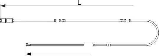 BOSCH 1 987 473 621 - Contact d'avertissement, usure des plaquettes de frein cwaw.fr