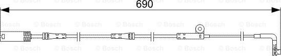 BOSCH 1 987 473 046 - Contact d'avertissement, usure des plaquettes de frein cwaw.fr