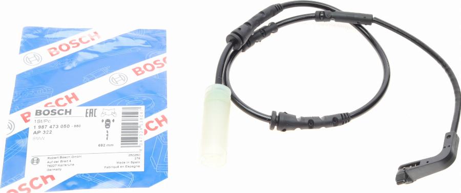 BOSCH 1 987 473 050 - Contact d'avertissement, usure des plaquettes de frein cwaw.fr