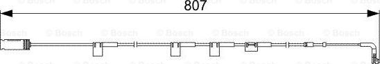 BOSCH 1 987 473 058 - Contact d'avertissement, usure des plaquettes de frein cwaw.fr