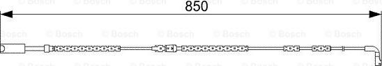 BOSCH 1 987 473 030 - Contact d'avertissement, usure des plaquettes de frein cwaw.fr