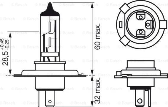 BOSCH 1 987 301 054 - Ampoule, projecteur longue portée cwaw.fr