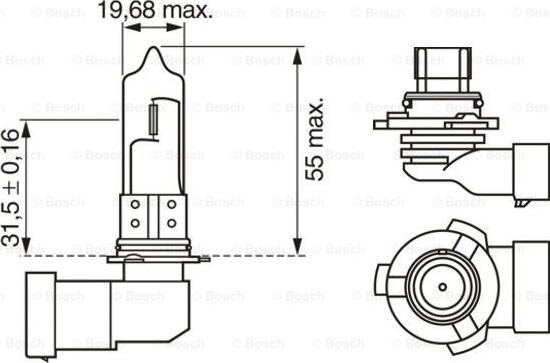 BOSCH 1 987 302 152 - Ampoule, projecteur longue portée cwaw.fr