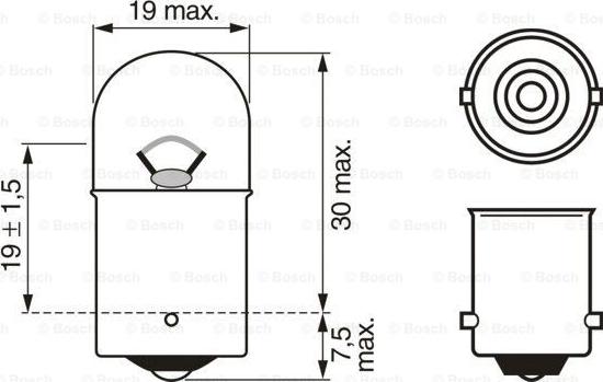 BOSCH 1 987 302 605 - Ampoule cwaw.fr