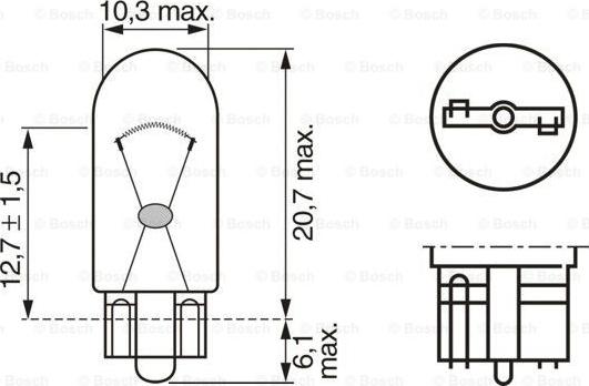 BOSCH 1 987 301 028 - Ampoule, feu clignotant cwaw.fr