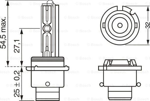 BOSCH 1 987 302 910 - Ampoule, projecteur principal cwaw.fr