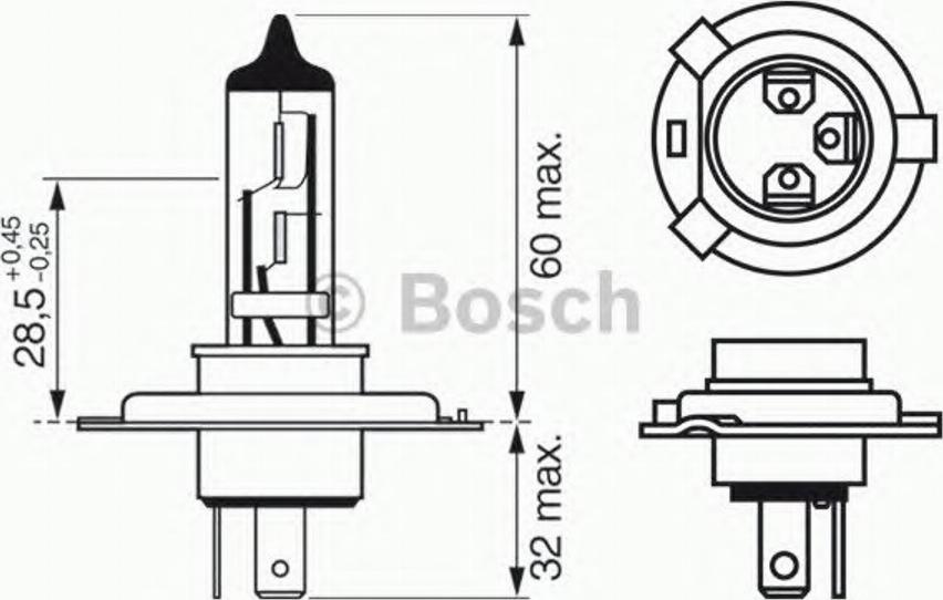 BOSCH 1987302043 - Ampoule, projecteur longue portée cwaw.fr