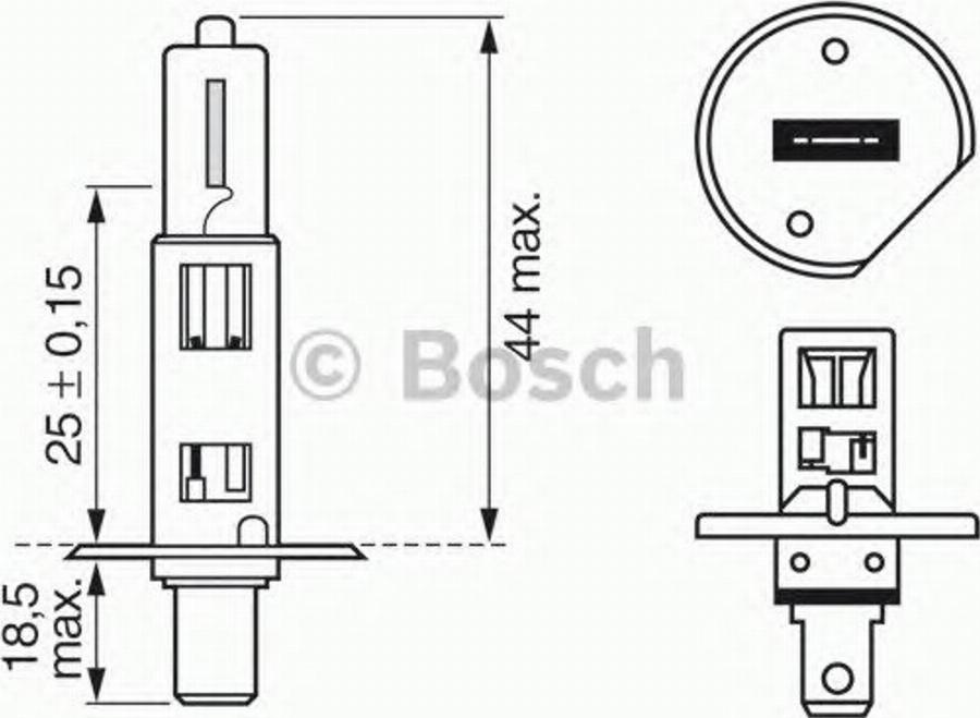 BOSCH 1987302013 - Ampoule, projecteur longue portée cwaw.fr